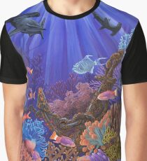 Unterwasser Korallenriff Grafik T-Shirt