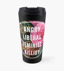 Wütender liberaler feministischer Killjoy Thermobecher