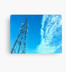 Clouds + Tower Canvas Print