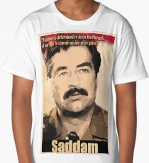 Saddam Hussein Long T-Shirt