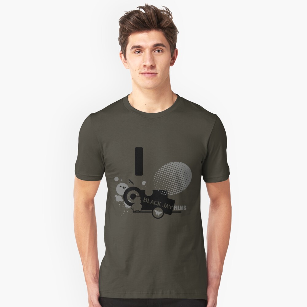 Black Jay Films T-shirt 001 Slim Fit T-Shirt
