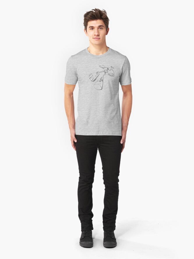 Alternate view of Black Jay Films T-shirt 003 Slim Fit T-Shirt