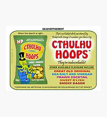 Cthulhu Hoops Photographic Print