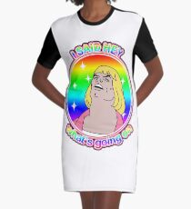What's Going On!? Graphic T-Shirt Dress