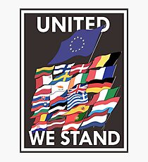 United We Stand Photographic Print