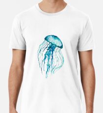 Aquarell-Quallen Männer Premium T-Shirts