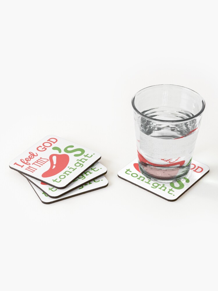 Alternate view of I feel God... Coasters (Set of 4)