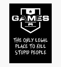 GAMES Photographic Print