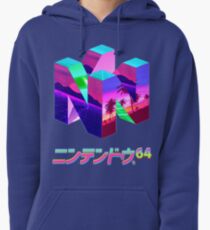 Nintendo 64 Vaporwave Pullover Hoodie