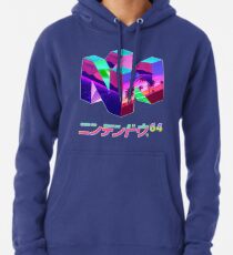 Nintendo 64 Vaporwave Pullover Hoodie