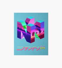 Nintendo 64 Vaporwave Art Board