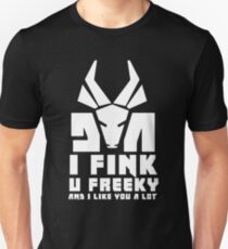U Freeky (White) Unisex T-Shirt