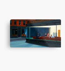 "Nighthawks" by Edward Hopper (1942) Metal Print