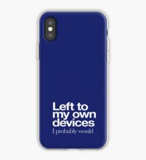 Links zu meinen eigenen Geräten ... weißes Logo iPhone-Hülle & Cover