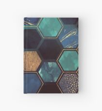Cuaderno de tapa dura Azul y oro