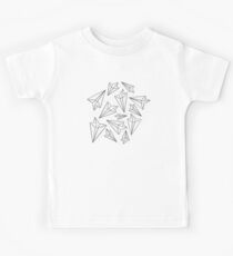 Paper Airplanes Mint Kids Tee