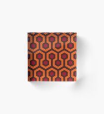 Overlook Hotel Carpet (The Shining) Acrylic Block