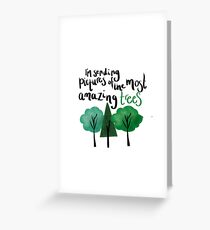 Dear Evan Hansen Amazing Trees Greeting Card