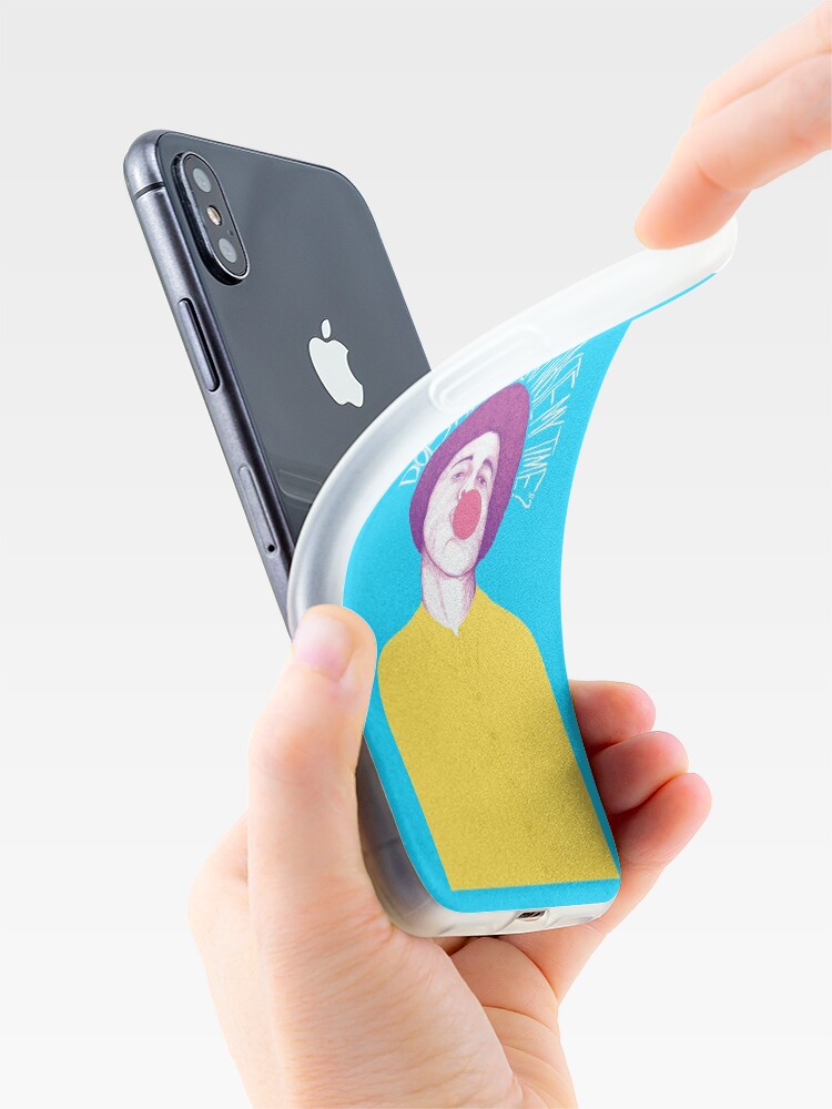 Alternate view of Does My Face Read Waste My Time iPhone Case & Cover