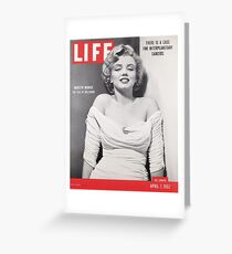 Marilyn Monroe LIFE Cover Greeting Card