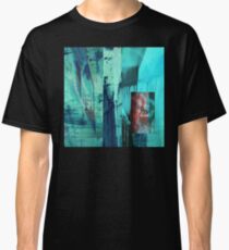 Turquoise Grunge Classic T-Shirt