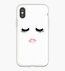 Wimpern Lippendruck iPhone-Hülle & Cover