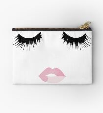Eyelash Lip Print Studio Pouch