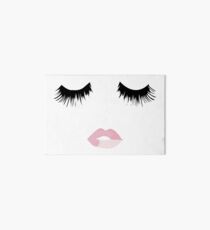Eyelash Lip Print Art Board