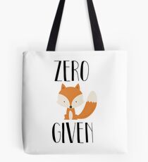 Zero "Fox" Given Tote Bag