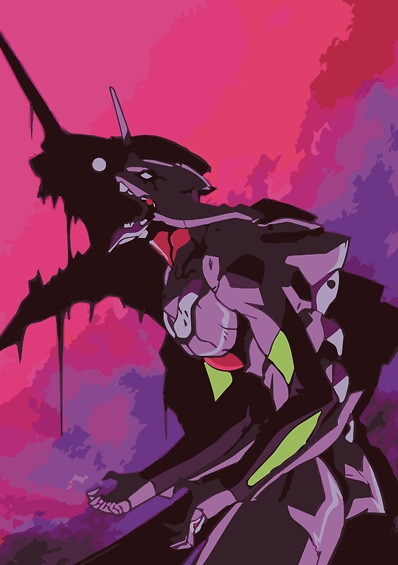 quot eva 01 evangelion t shirt poster phone case mug quot eva 01 evangelion t shirt poster phone case mug