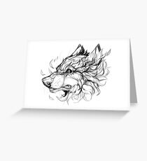 Wolf Greeting Card
