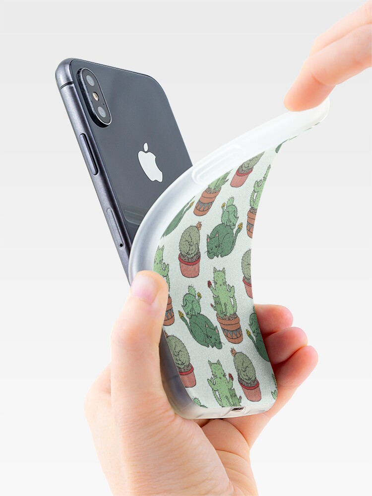 Alternate view of Cactus Cats iPhone Case & Cover