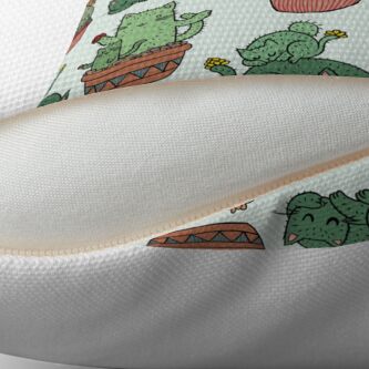Alternate view of Cactus Cats Floor Pillow