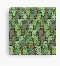 Catcus Garden Canvas Print