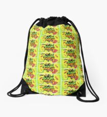 Sour Patch Kids candy package front Drawstring Bag