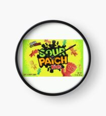 Sour Patch Kids candy package front Clock