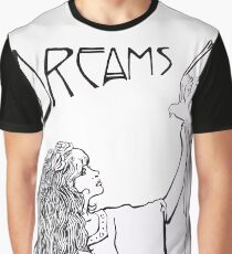Stevie Nicks- Art Nouveau Style- B&W Graphic T-Shirt