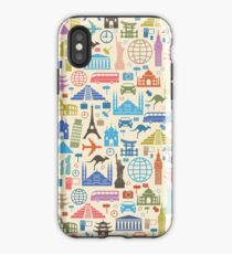 Ikonen der Reise iPhone-Hülle & Cover