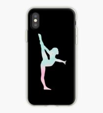 Gymnast Silhouette iPhone Case