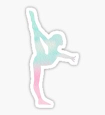 Gymnast Silhouette Sticker