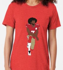 Colin Kaepernick Kneeling Tri-blend T-Shirt
