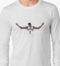 Tracy McGrady Hall Of Fame Design Long Sleeve T-Shirt