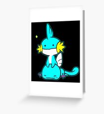 Pokemon mudkip Greeting Card