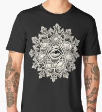 Anahata Seven Chakra Flower Mandala Men's Premium T-Shirt