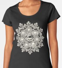 Anahata Seven Chakra Flower Mandala Women's Premium T-Shirt