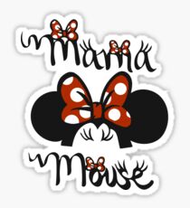Mama Mouse Shirt Sticker