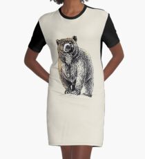 The Great Bear - A fierce protector Graphic T-Shirt Dress