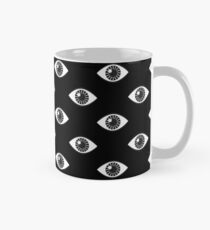 Eyes Wide Open - on Black Mug
