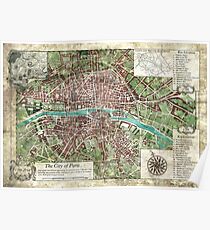 Reign of Terror - City of Paris Keeper Map (Call of Cthulhu) Poster
