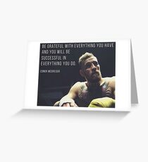 Tarjeta de felicitación Conor McGregor